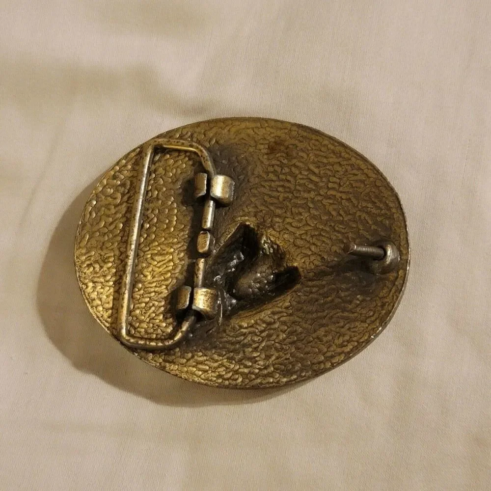 NEW Vintage Brass 3D Drill Bit Sii Smith Tool Oilfield Oilpatch Belt Buckle